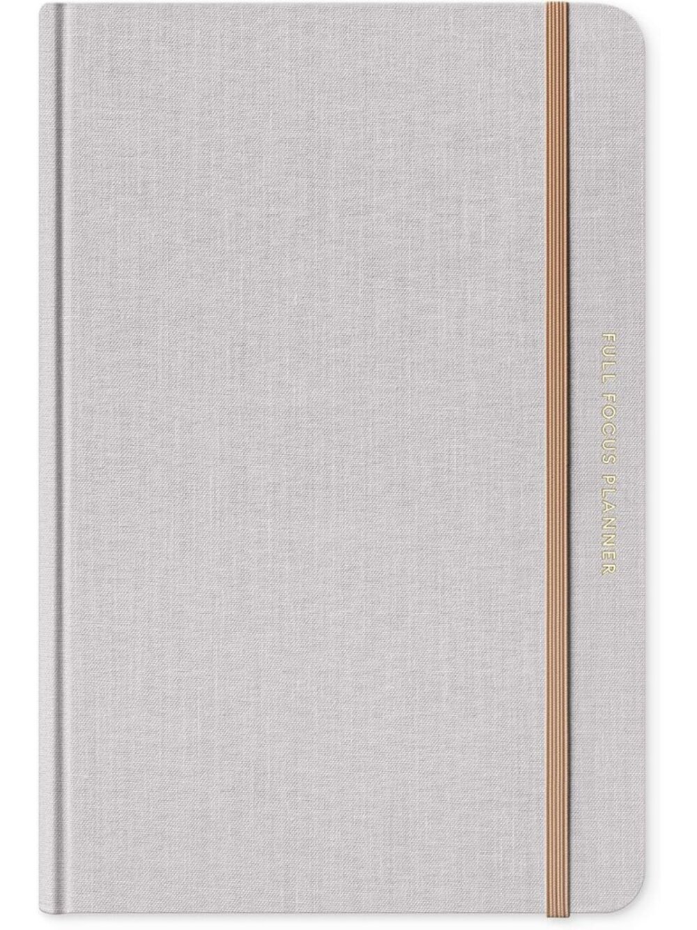 Daily Planner - Oatmeal Linen, Goal Setting, Focus Boosting, Hardcover - Achieve